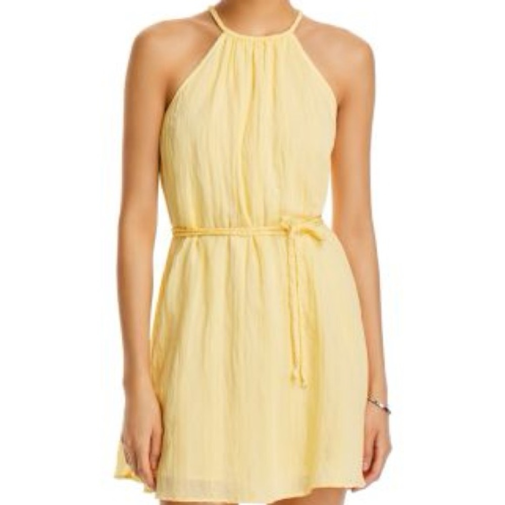 Like New Bella Dahl Yellow Halter Neck Dress